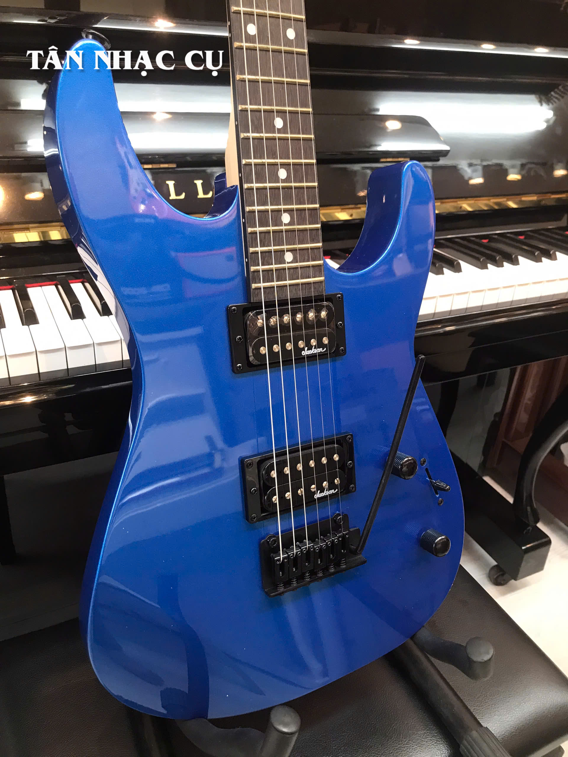 Đàn Guitar Điện Jackson Dinky JS11 HH Electric Guitar, Amaranth Fingerboard, Metallic Blue #2910121527