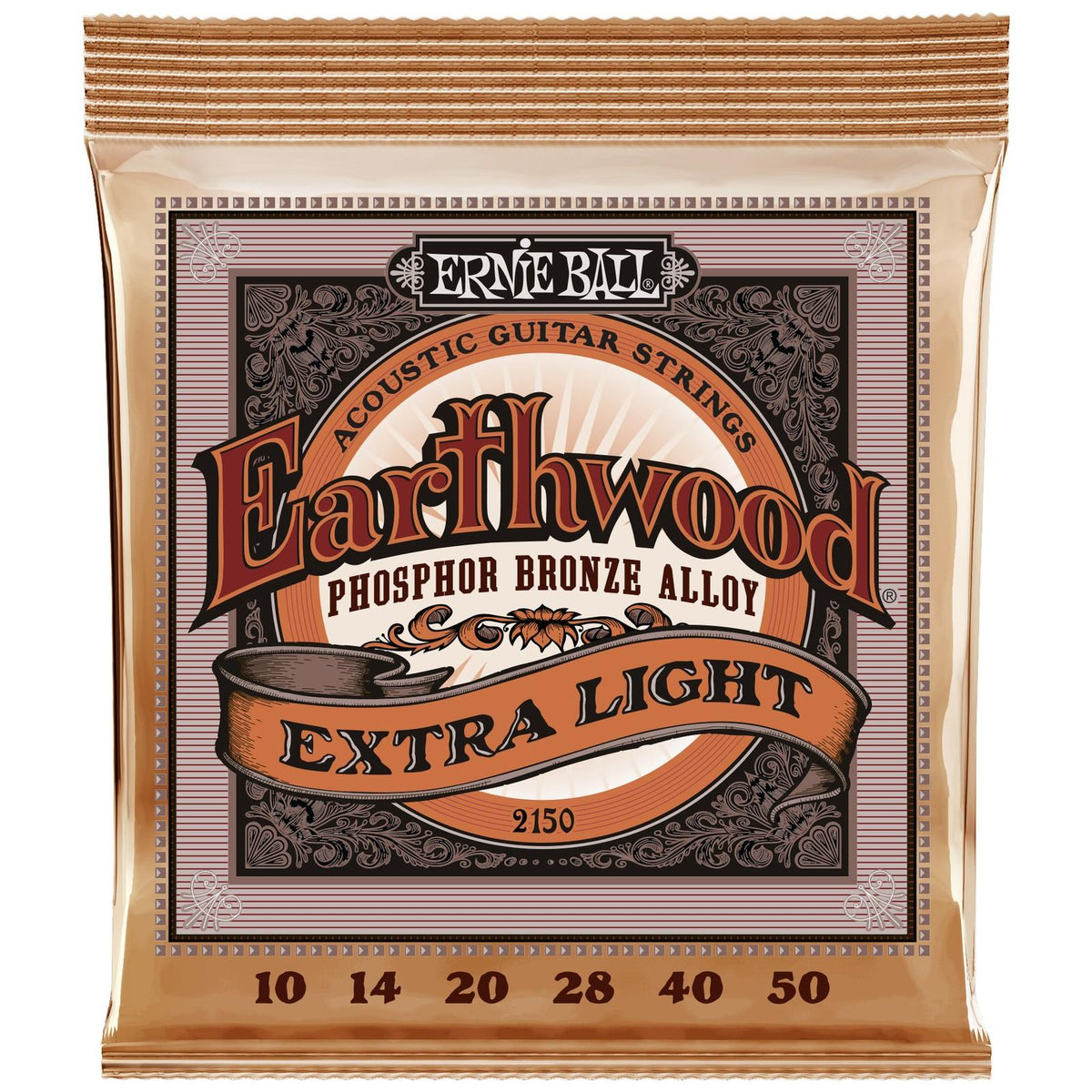 Dây Guitar Acoustic Ernie Ball Phosphor Extra Light (10-50)
