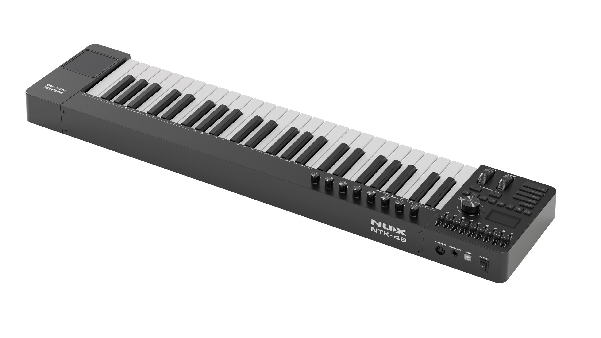 MIDI Keyboard Controller Nux NTK49, Black