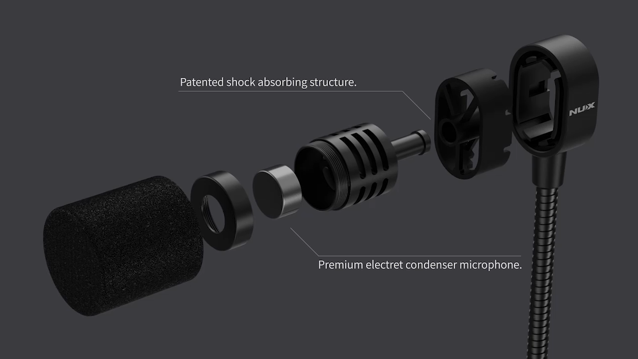 Micro Thu Phát Không Dây Cho Nhạc Cụ Hơi Micro Wireless System Nux B6