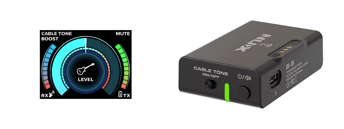 Bộ Thu Phát Tín Hiệu Không Dây Instrument Wireless System Nux B8