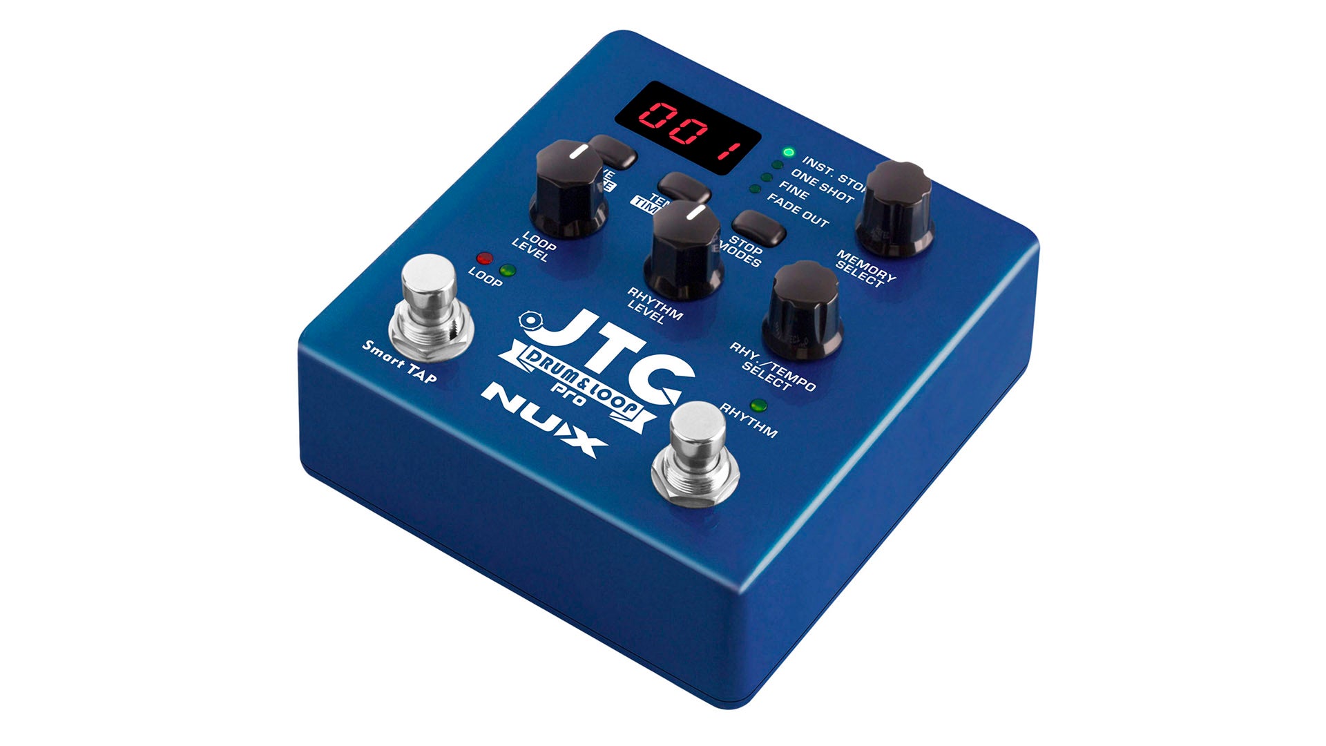 Pedal Guitar Nux JTC Drum & Loop Pro NDL5, Dual Switch Looper Pedal