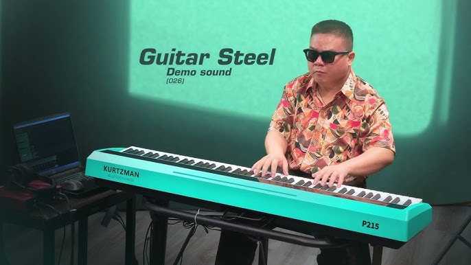 Đàn Piano Điện Kurtzman P215, Mint Green