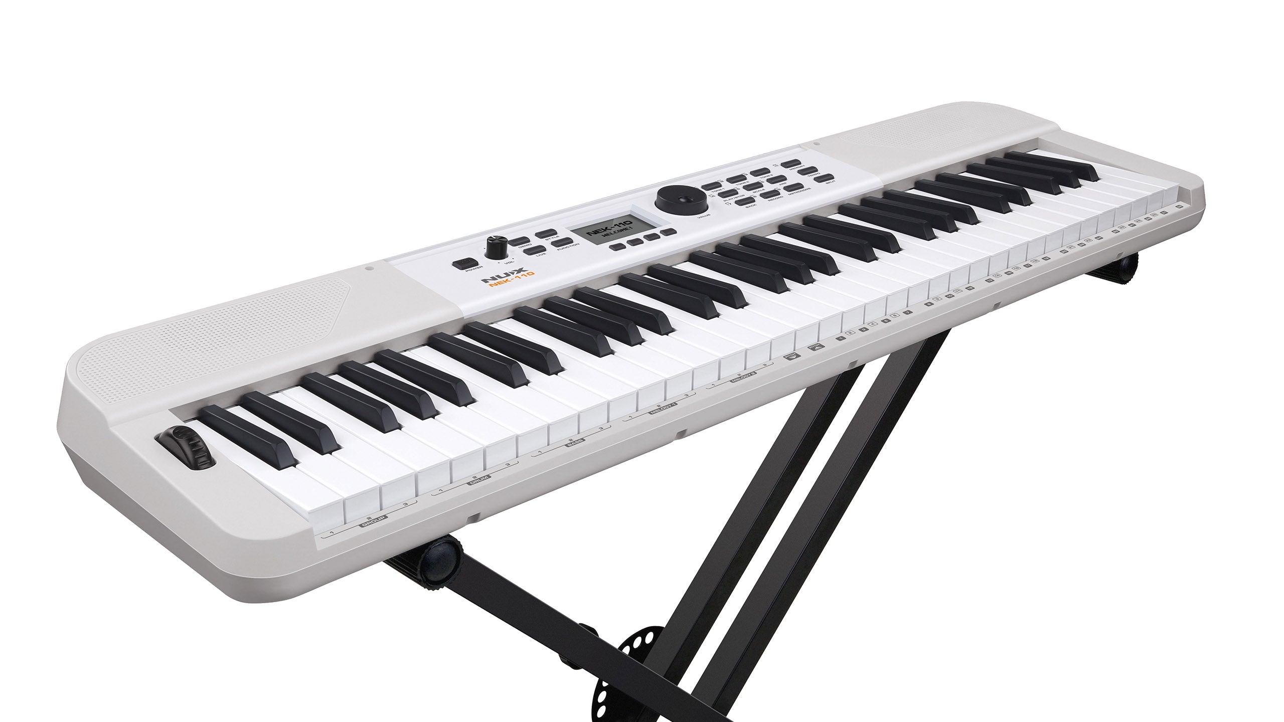 Đàn Organ Nux NEK110, White