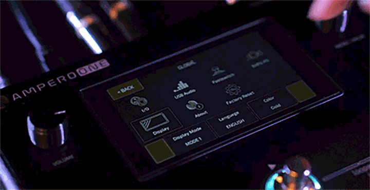 Pedal Guitar Hotone Ampero One MP80 Amp Modeler and Effects Processor