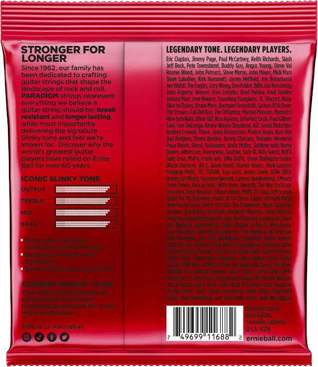 Dây Guitar Điện Ernie Ball Burly Slinky Paradigm 2016 (11-52)