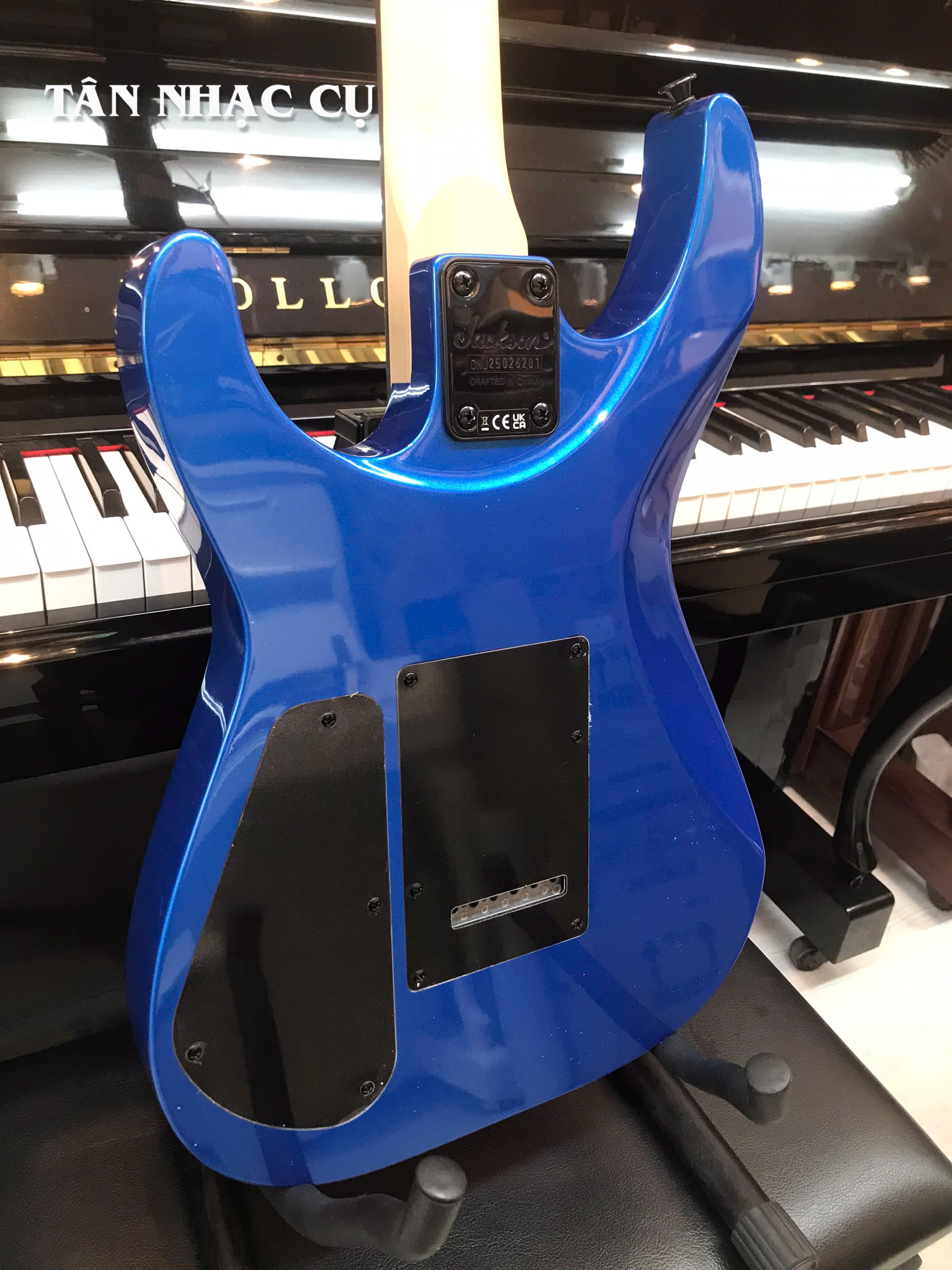 Đàn Guitar Điện Jackson Dinky JS11 HH Electric Guitar, Amaranth Fingerboard, Metallic Blue #2910121527
