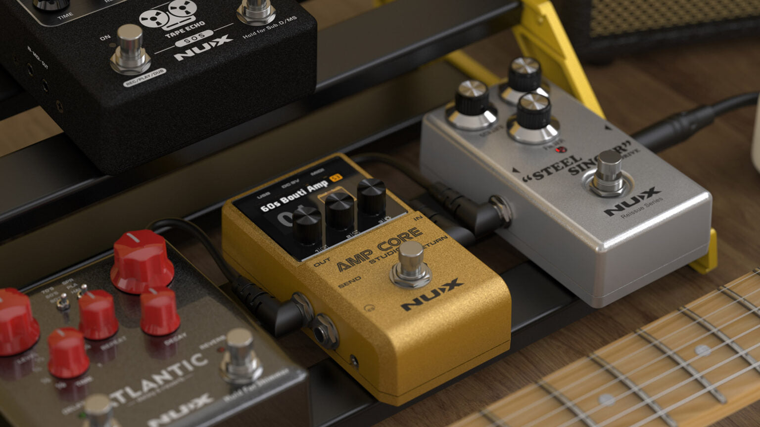 Pedal Guitar Nux Amp Core Studio NCA1, Amp Modeler & IR Pedal