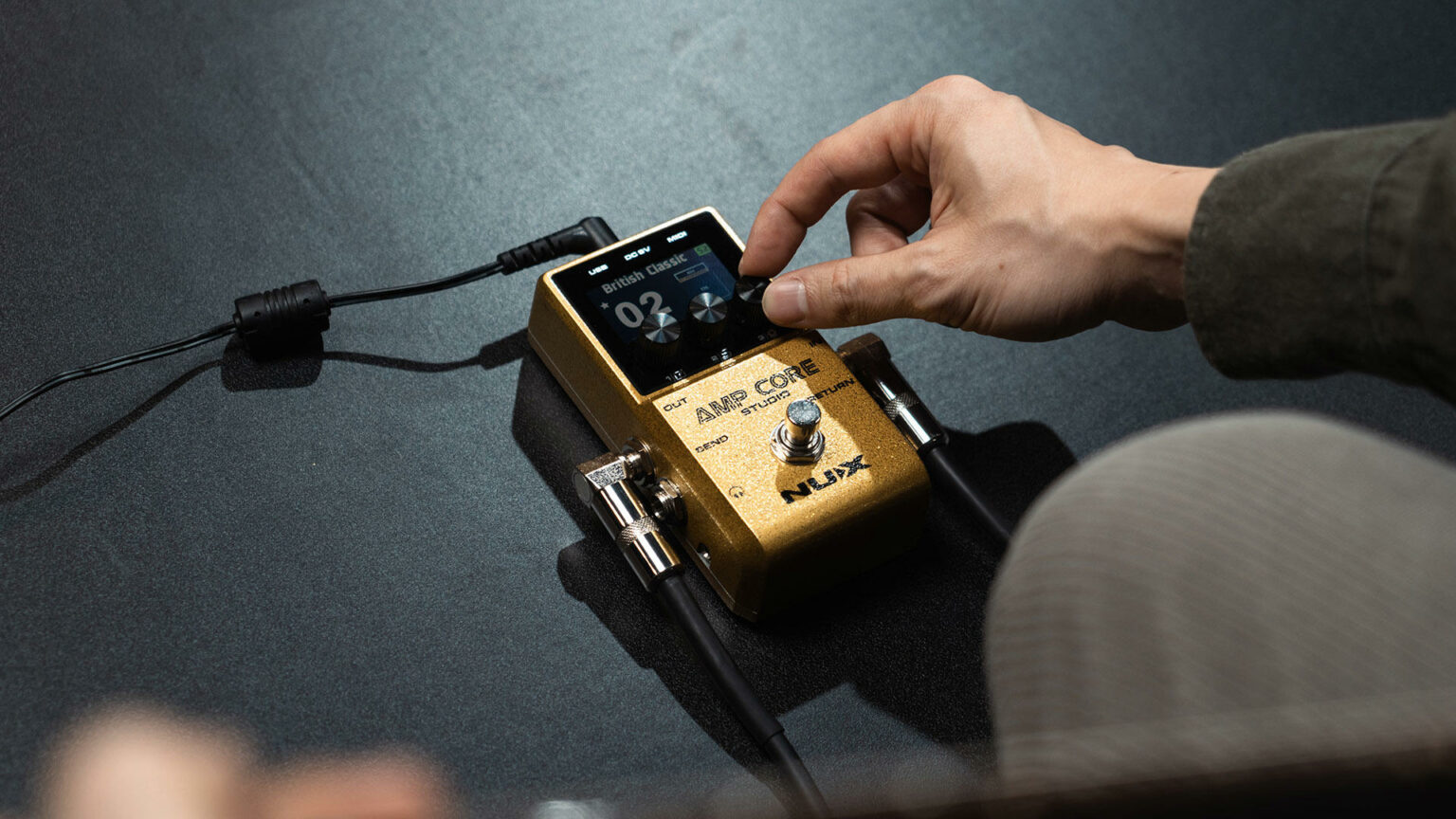 Pedal Guitar Nux Amp Core Studio NCA1, Amp Modeler & IR Pedal