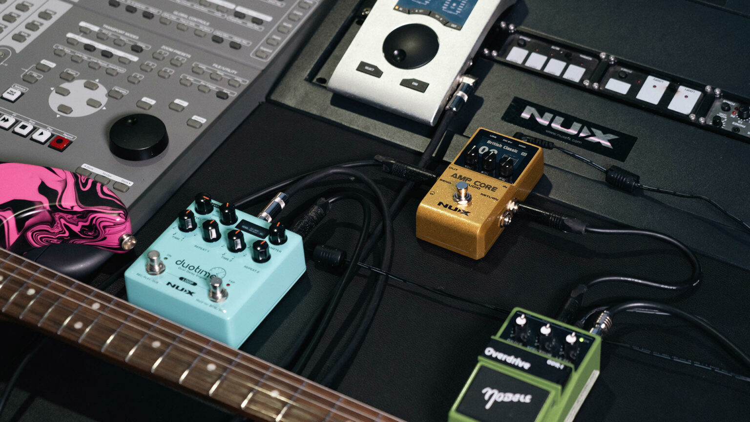 Pedal Guitar Nux Amp Core Studio NCA1, Amp Modeler & IR Pedal