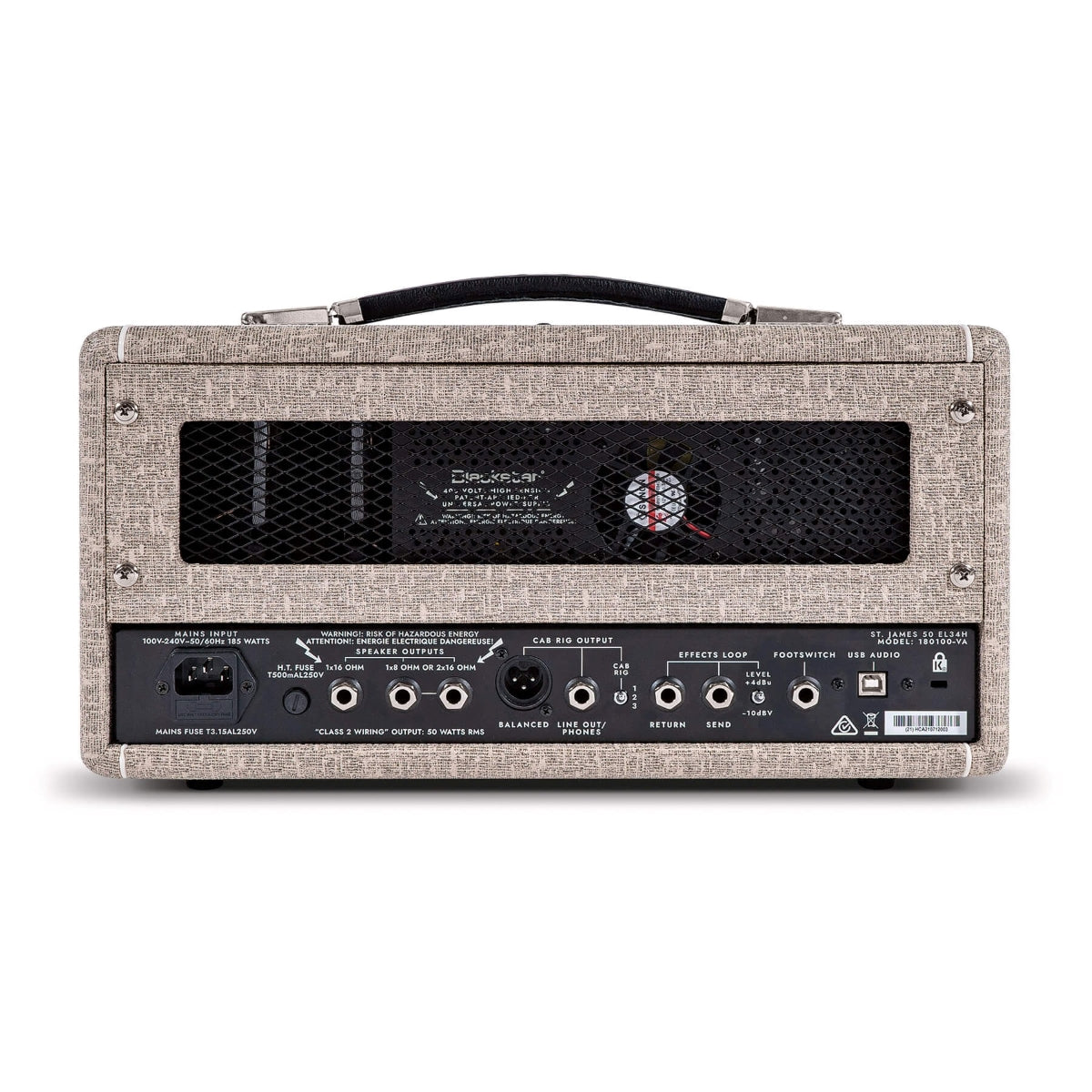Amplifier Blackstar St. James 50 EL34, Head 