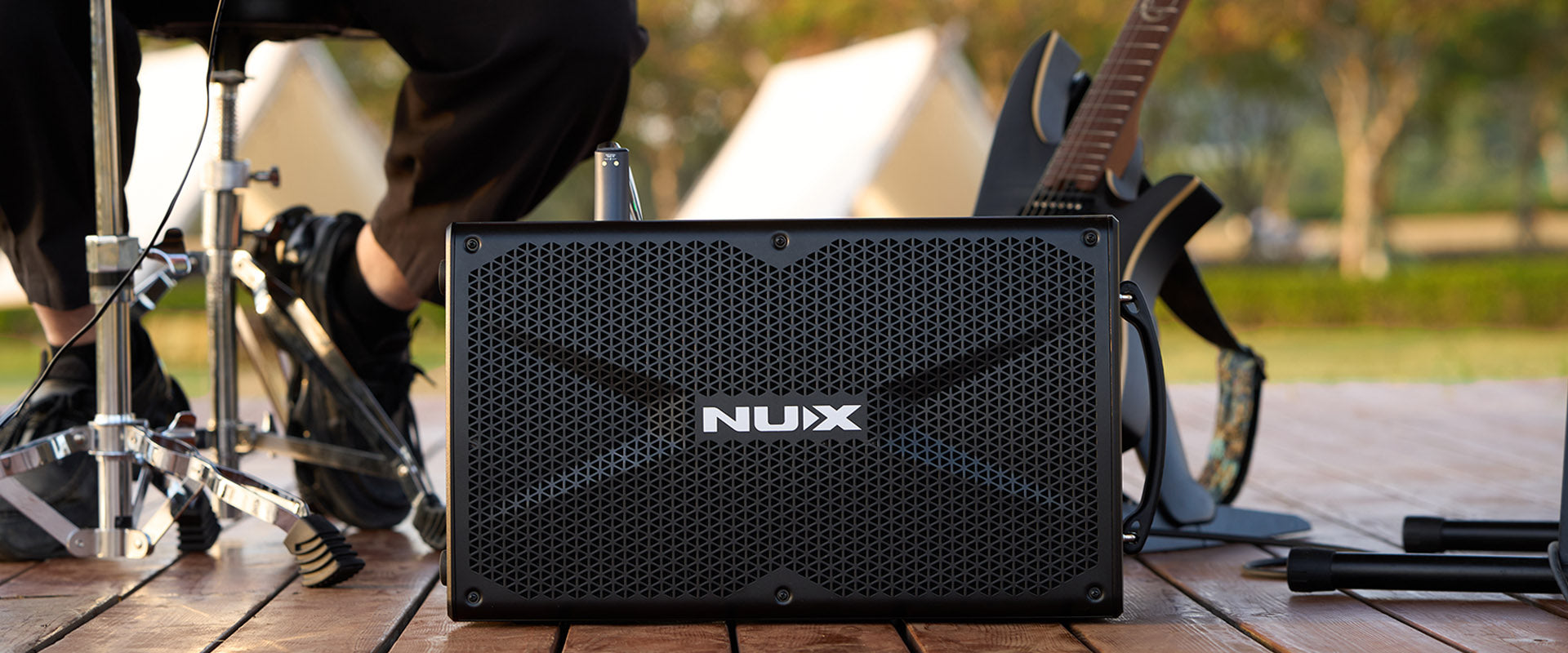 Amplifier Đa Năng Nux Busking 200FR, Combo 200W