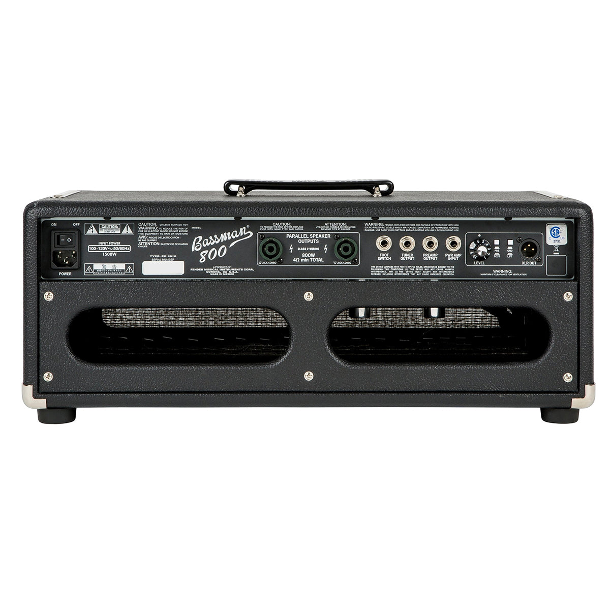 Amplifier Fender Bassman 800, Head