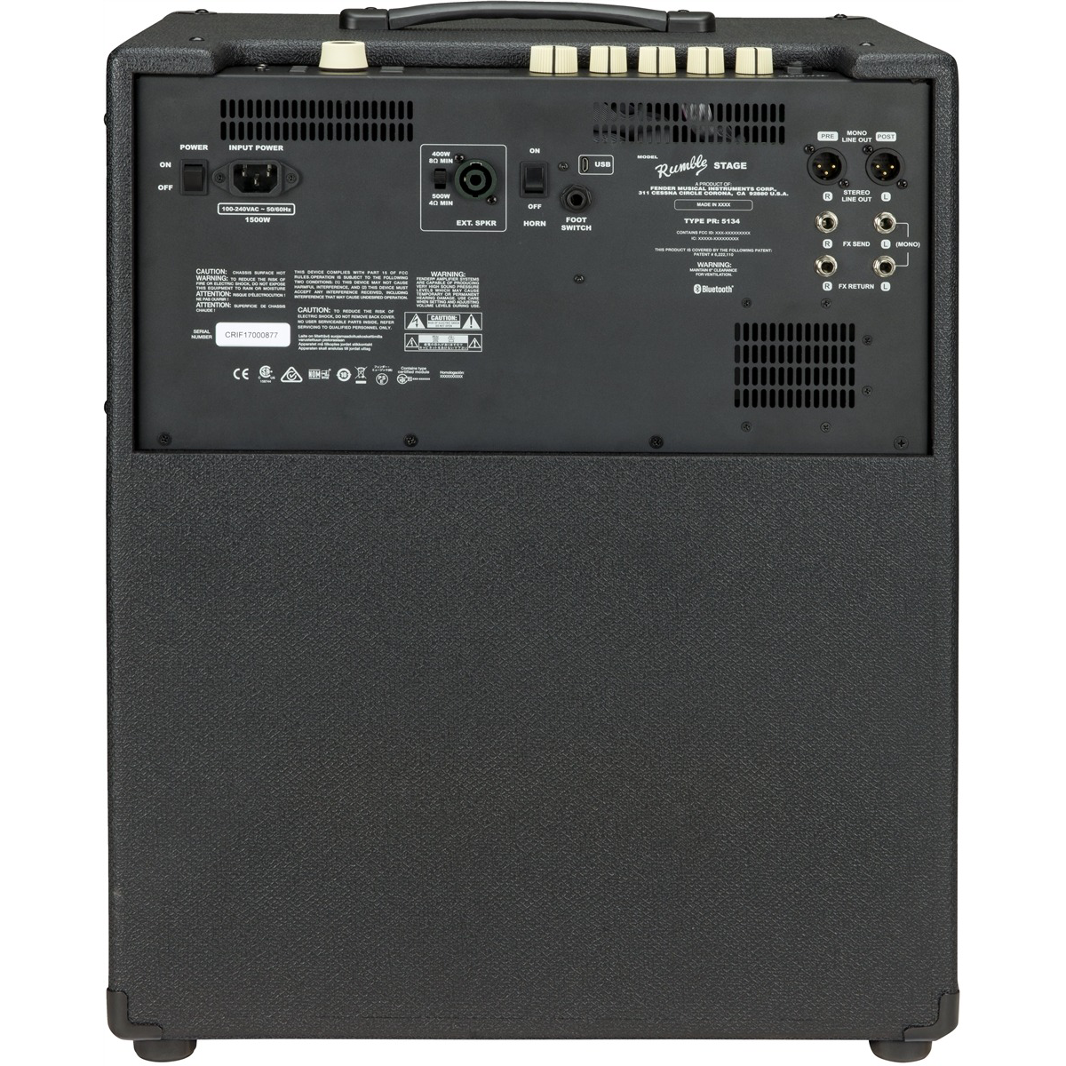 Amplifier Fender Rumble Stage 800, Combo