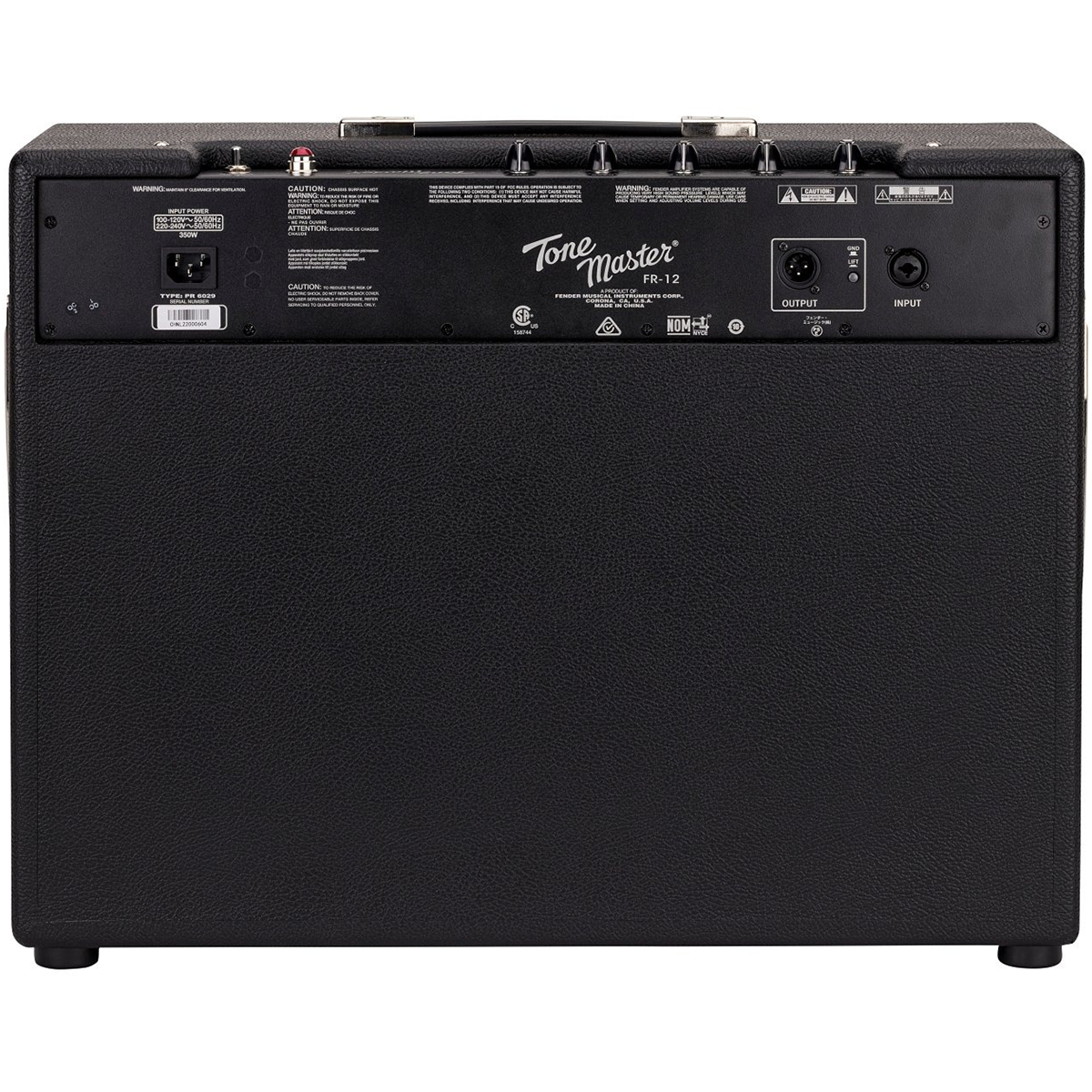 Amplifier Fender Tone Master FR 12, Cabinet