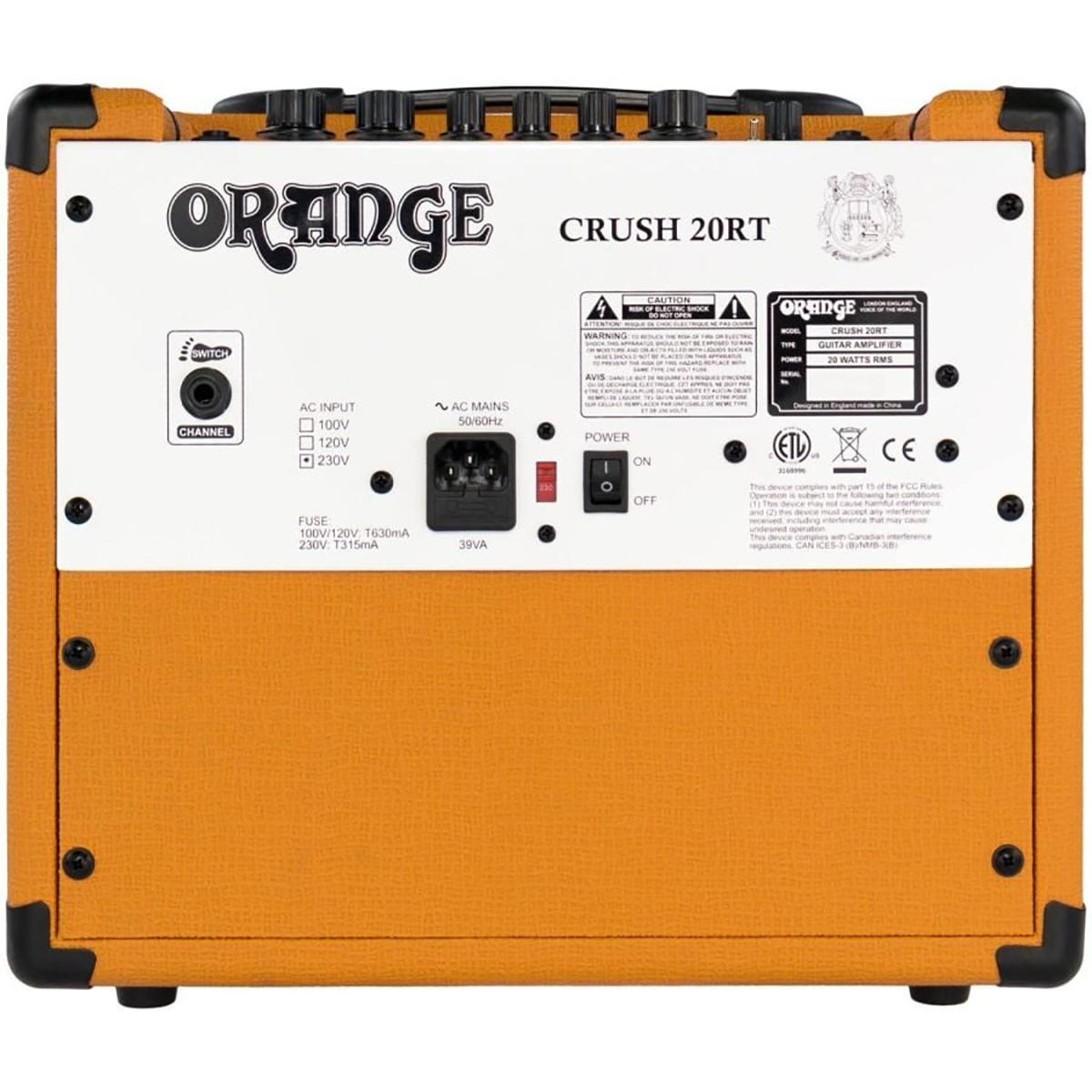 Amplifier Orange Crush 20RT Orange, Combo 