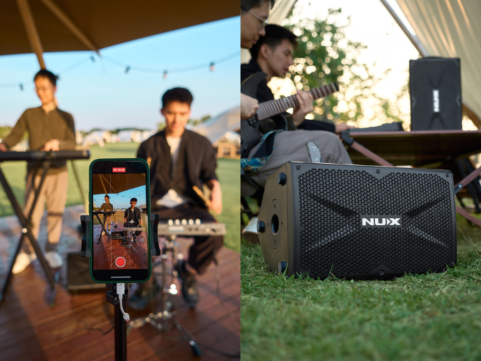 Amplifier Đa Năng Nux Busking 200FR, Combo 200W