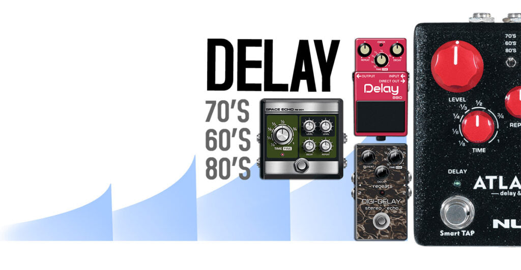 Pedal Guitar Nux Atlantic NDR5, Delay & Reverb