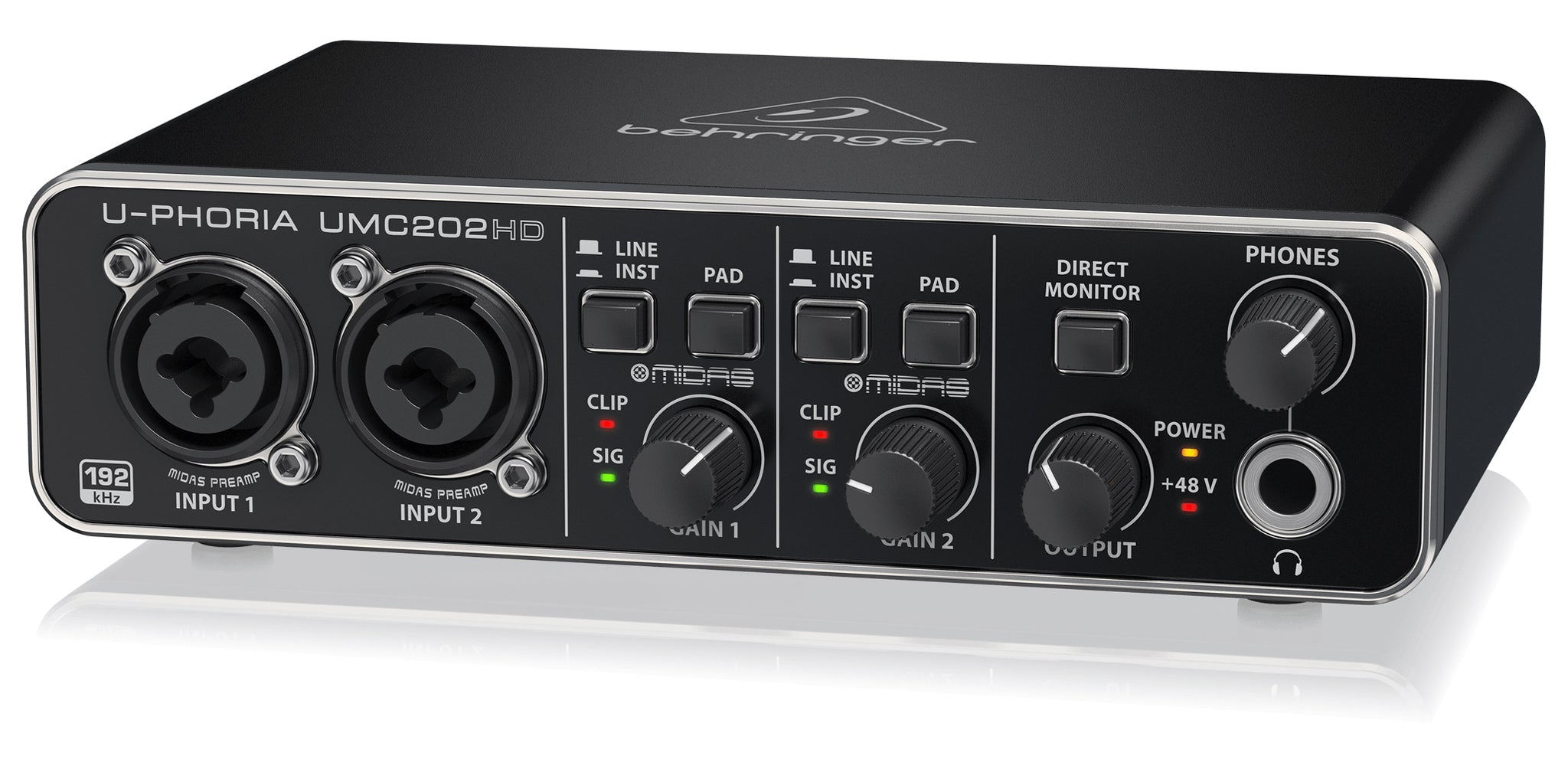 Audio Interface Behringer U PHORIA UMC202HD