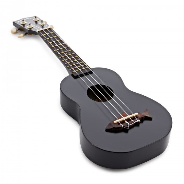 Đàn Ukulele Kala Makala Shark Soprano, Blacktip MK-SS/BLK