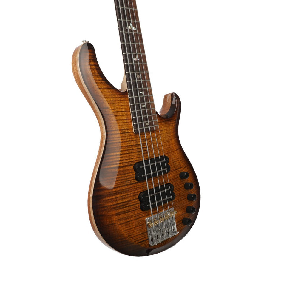 Đàn Guitar Bass 5-dây PRS Grainger w/Case, Black Gold Burst