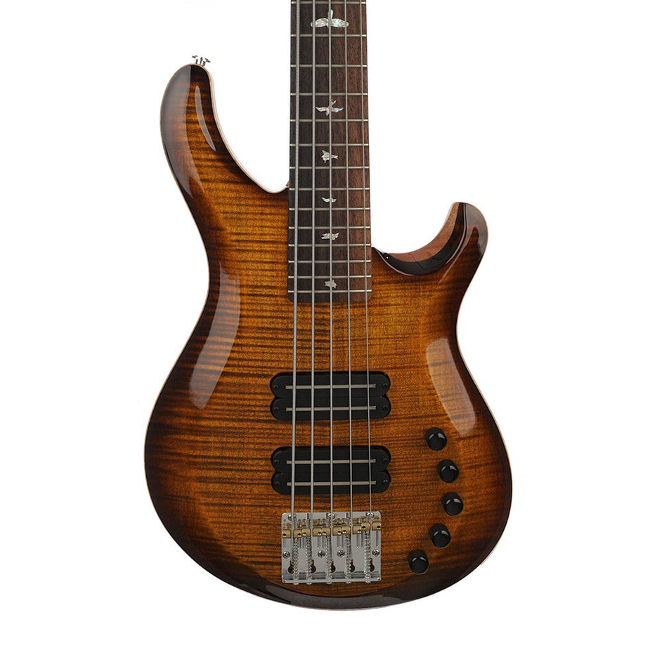 Đàn Guitar Bass 5-dây PRS Grainger w/Case, Black Gold Burst