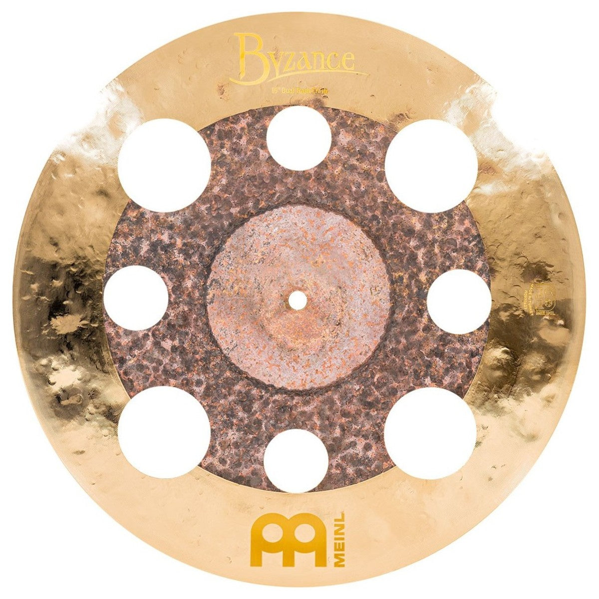 Cymbal Meinl B16DUTRC Byzance Extra Dry 16, Dual Trash Crash