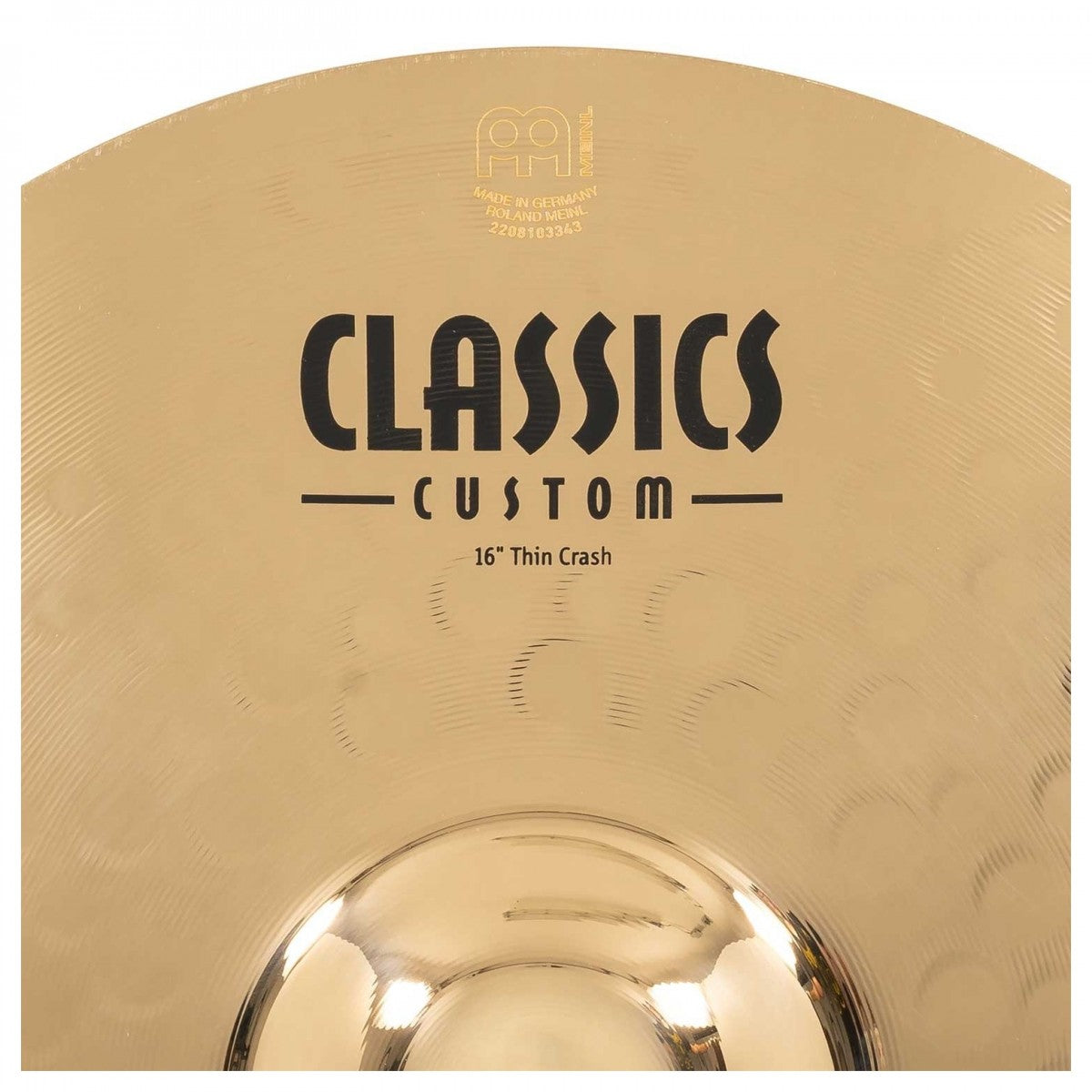 Cymbal Meinl CC16TC-B Classics Custom 16, Thin Crash