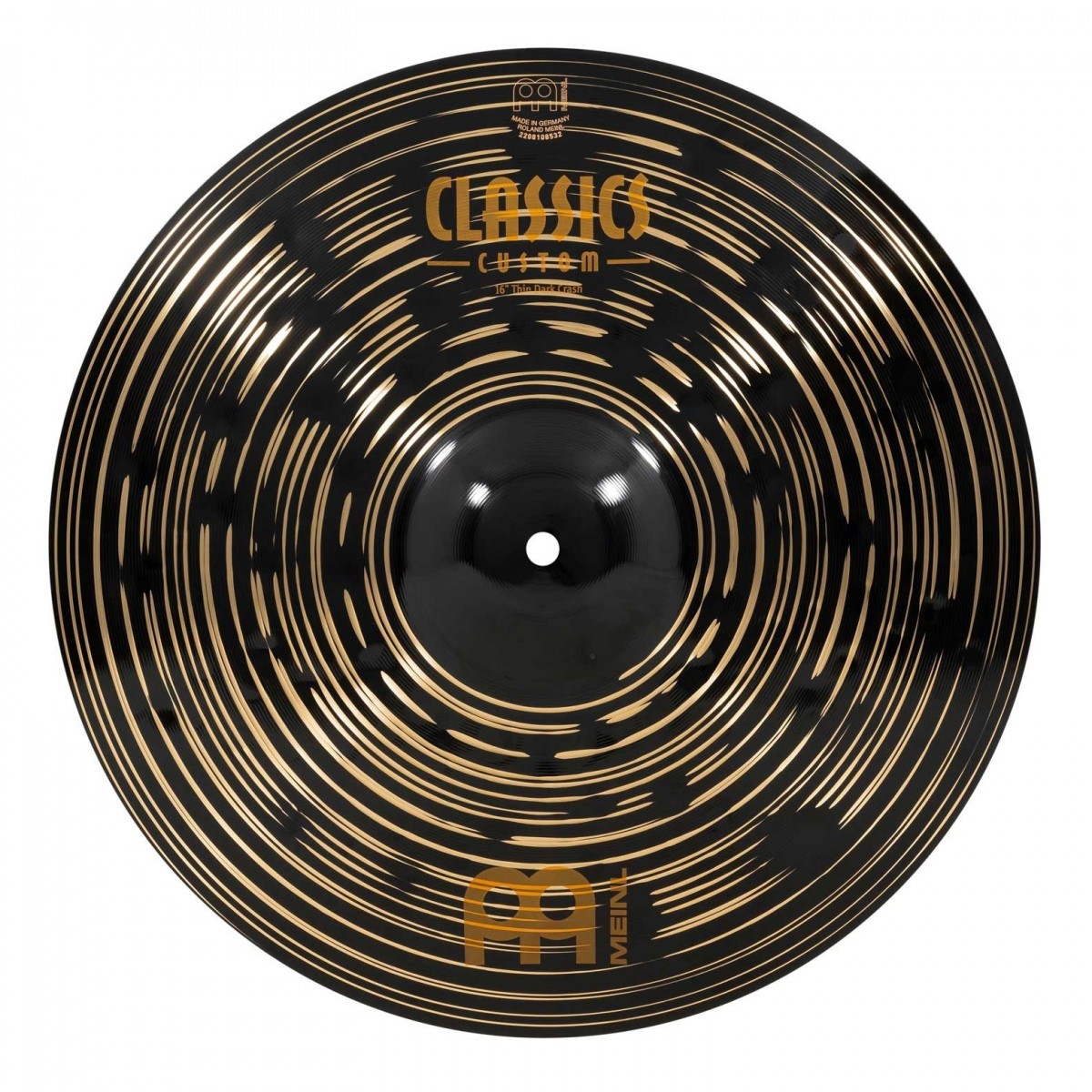 Cymbal Meinl CC16TDAC Classics Custom Dark 16, Thin Crash