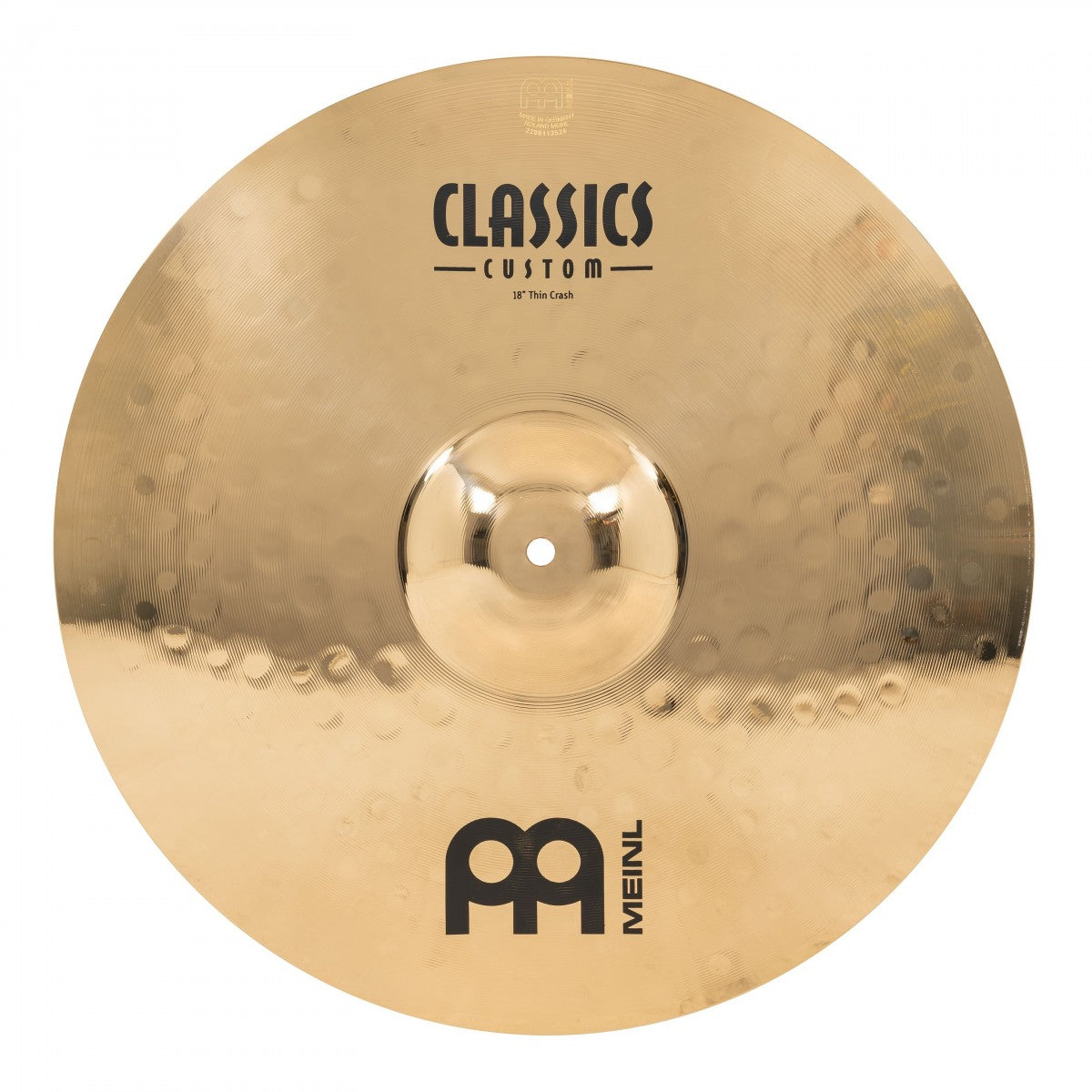 Cymbal Meinl CC18TC-B Classics Custom 18, Thin Crash