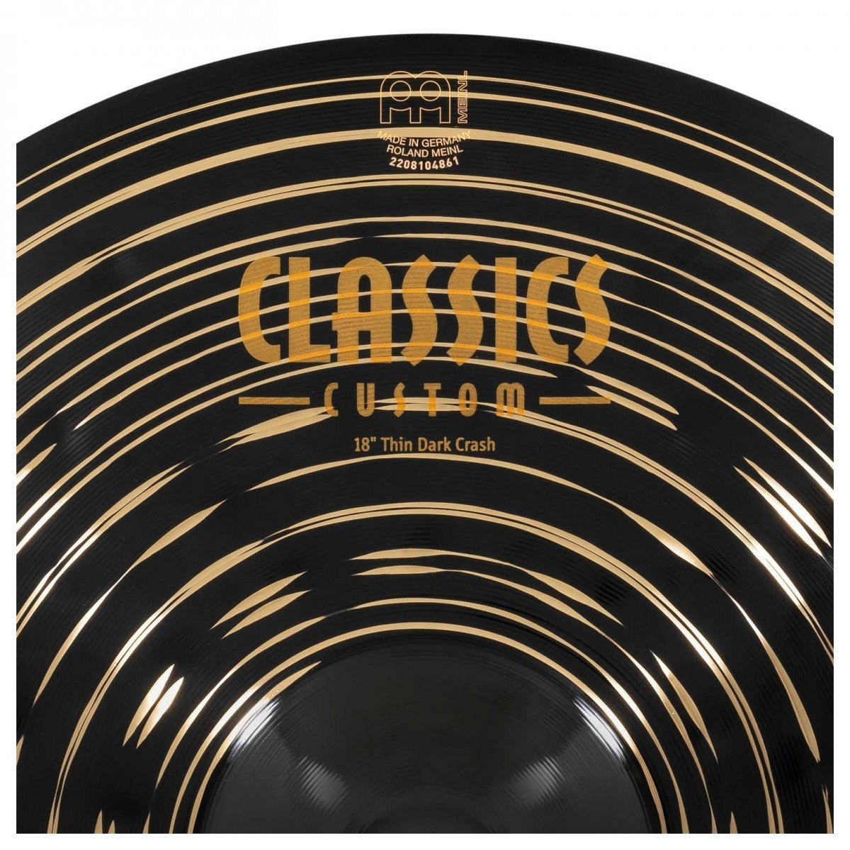 Cymbal Meinl CC18TDAC Classics Custom Dark 18, Thin Crash