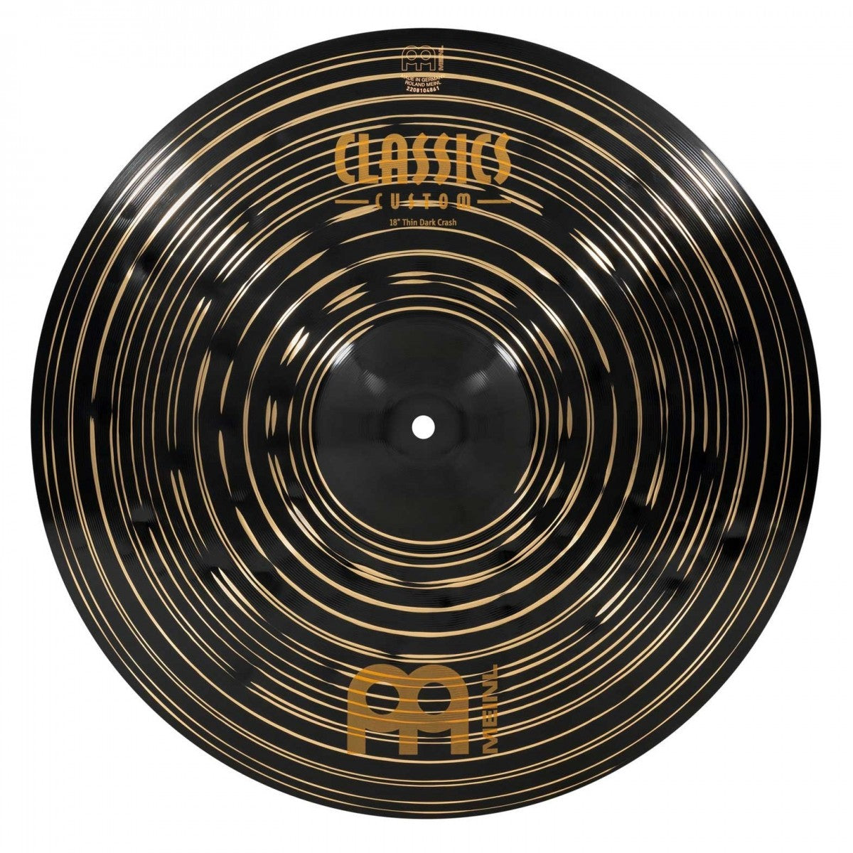 Cymbal Meinl CC18TDAC Classics Custom Dark 18, Thin Crash