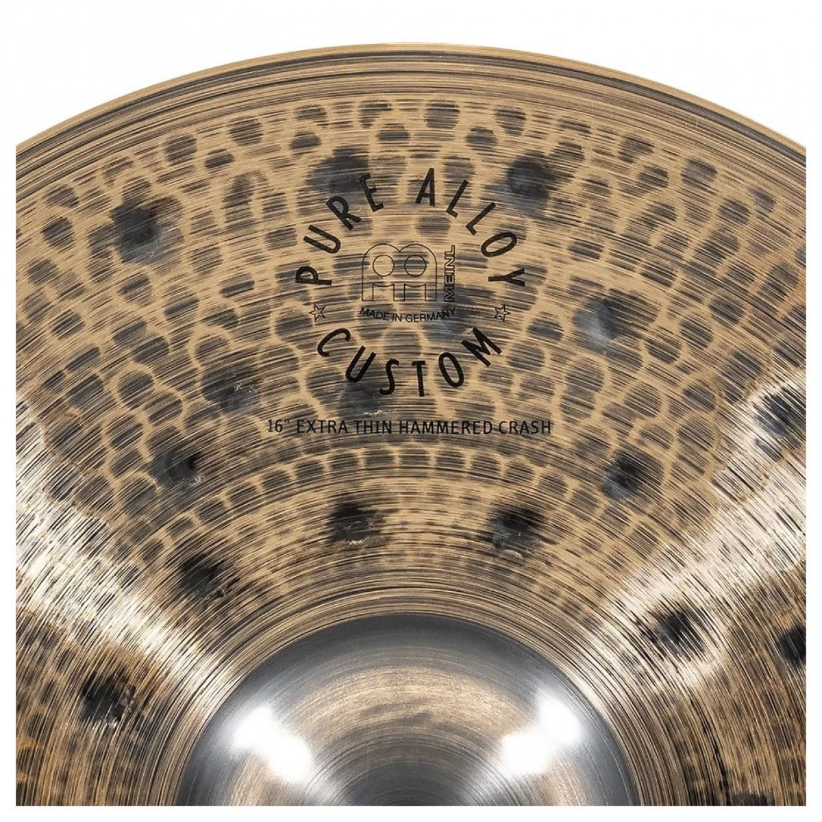 Cymbal Meinl PAC16ETHC Pure Alloy Custom 16, Extra Thin Hammered Crash