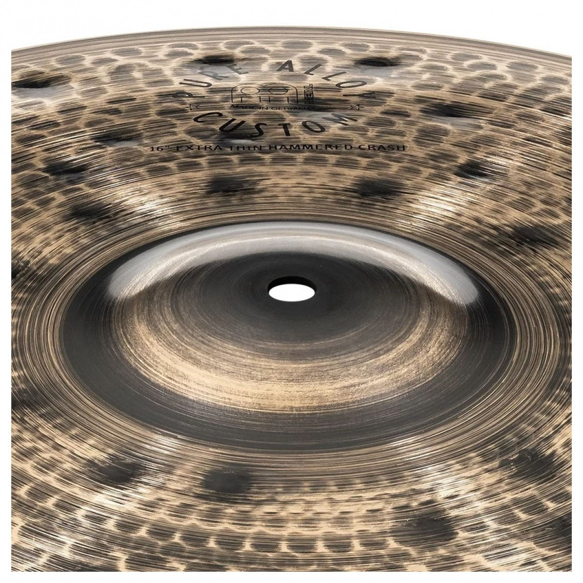 Cymbal Meinl PAC16ETHC Pure Alloy Custom 16, Extra Thin Hammered Crash