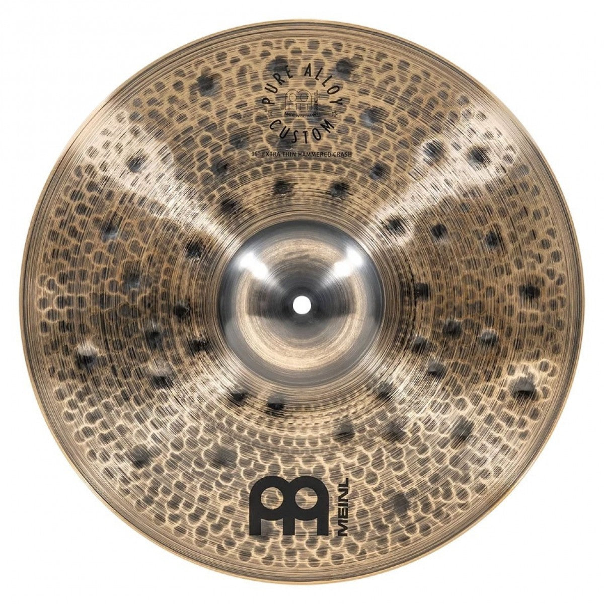 Cymbal Meinl PAC16ETHC Pure Alloy Custom 16, Extra Thin Hammered Crash