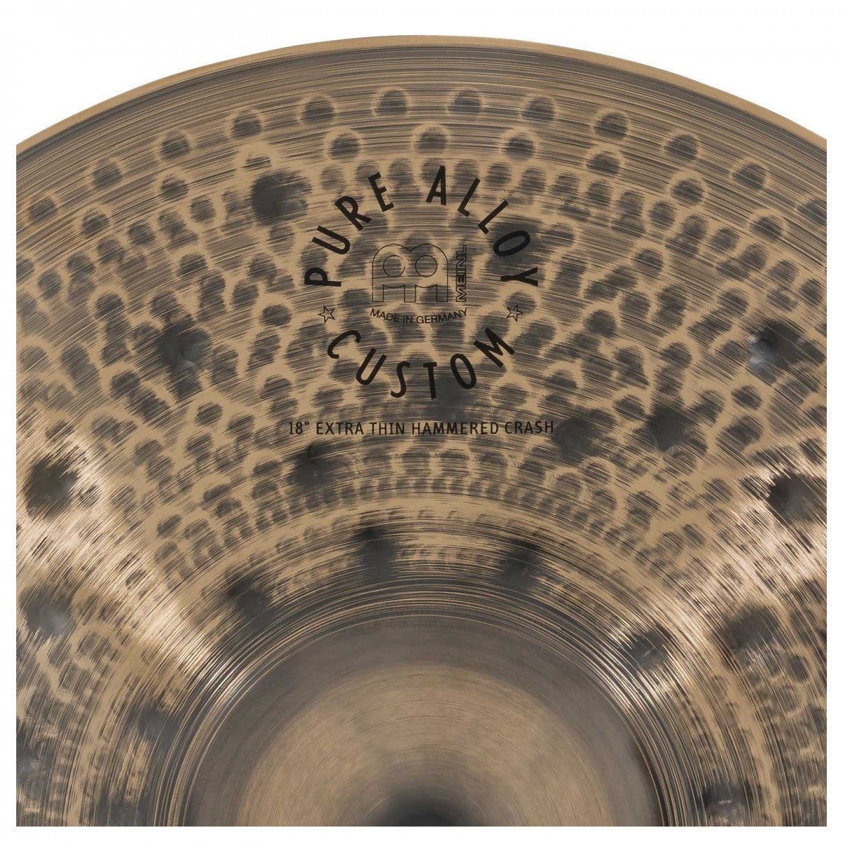 Cymbal Meinl PAC18ETHC Pure Alloy Custom 18, Extra Thin Hammered Crash