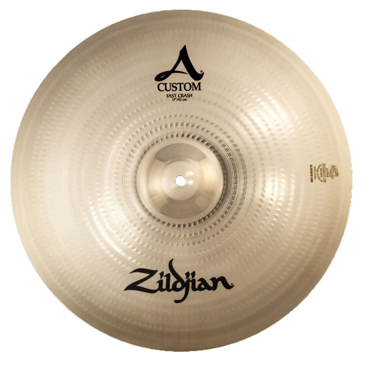 Cymbal Zildjian A Custom 17'', Fast Crash, Brilliant Finish