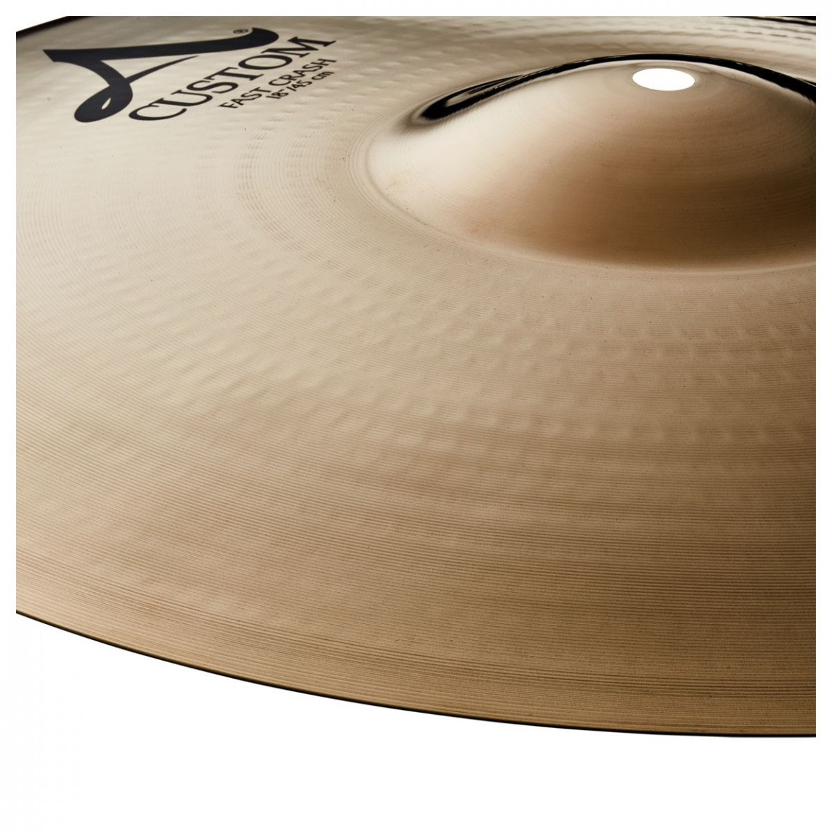 Cymbal Zildjian A Custom 18'', Fast Crash, Brilliant Finish