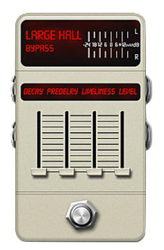 Pedal Guitar Nux Damp Reverb NRV3, 3 Reverb in a Mini Pedal