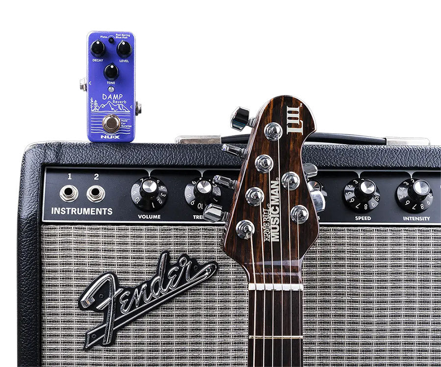 Pedal Guitar Nux Damp Reverb NRV3, 3 Reverb in a Mini Pedal