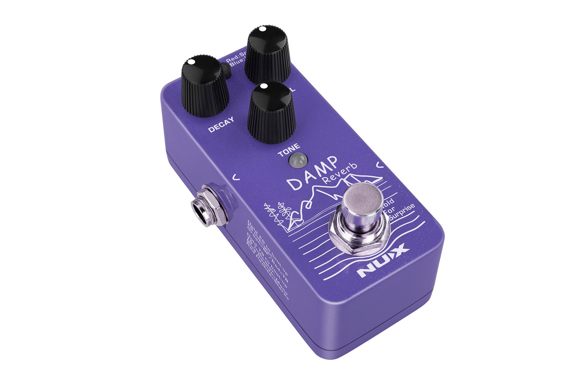 Pedal Guitar Nux Damp Reverb NRV3, 3 Reverb in a Mini Pedal