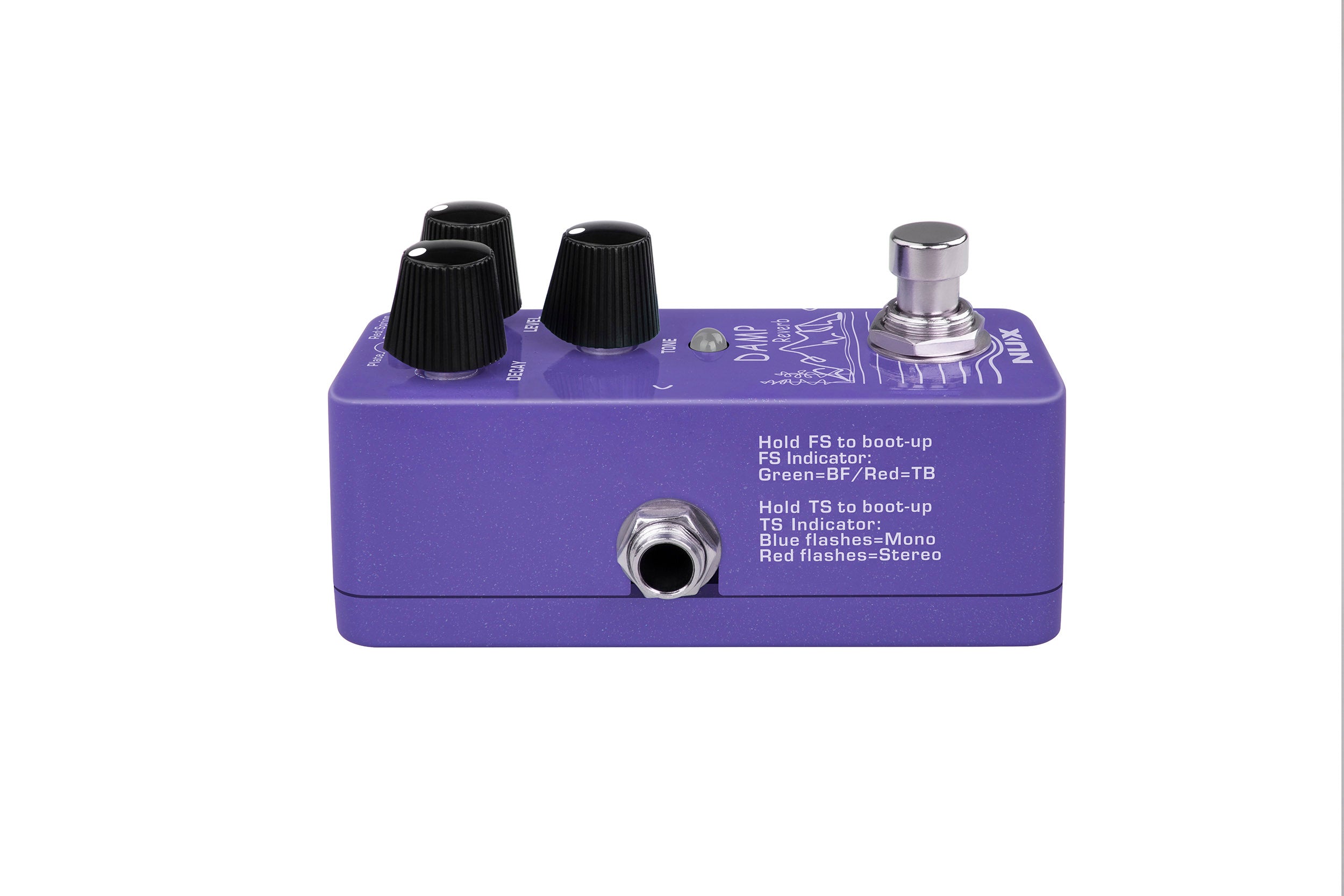 Pedal Guitar Nux Damp Reverb NRV3, 3 Reverb in a Mini Pedal