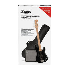 Đàn Guitar Bass Squier Affinity Precision Bass PJ Pack, Maple Fingerboard, Black, #0372981006