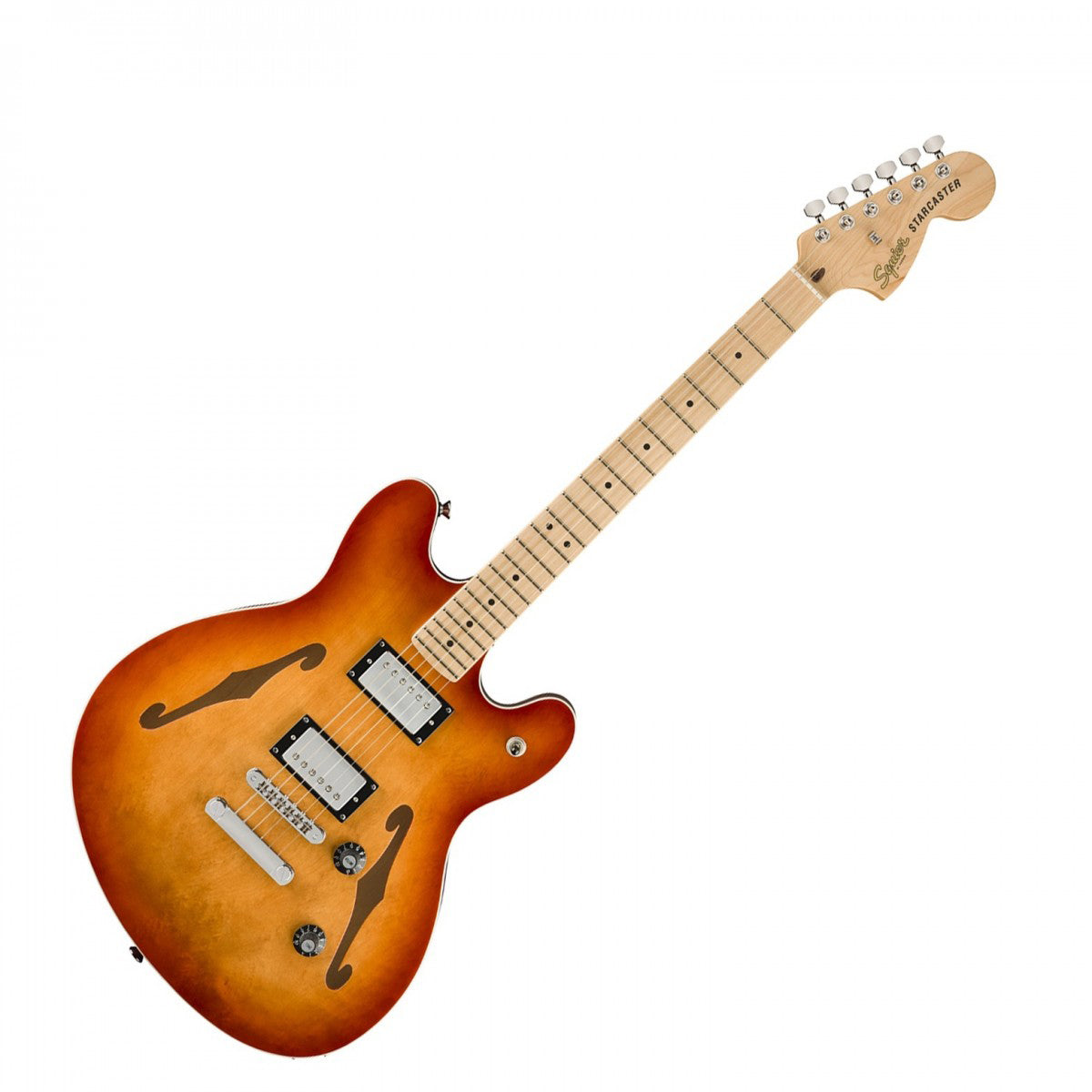 Đàn Guitar Điện Squier Affinity Starcaster Deluxe, Maple Fingerboard, Sienna Sunburst, #0378452547