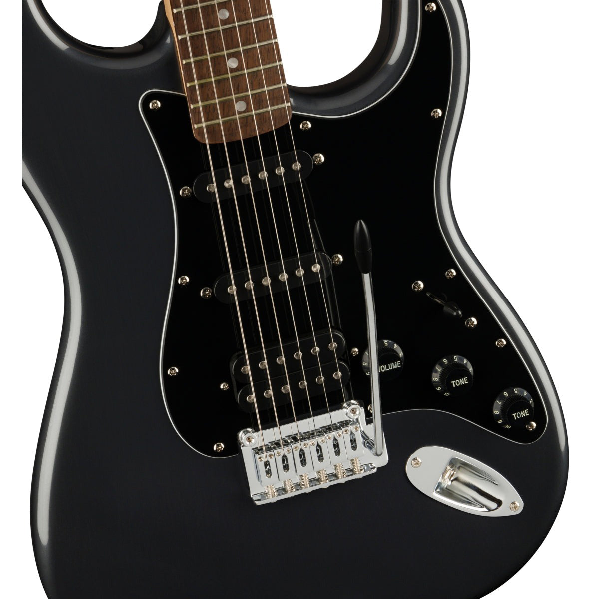 Đàn Guitar Điện Squier Affinity Stratocaster HSS Pack, Indian Laurel Fingerboard, Charcoal Frost Metallic, #0372821069