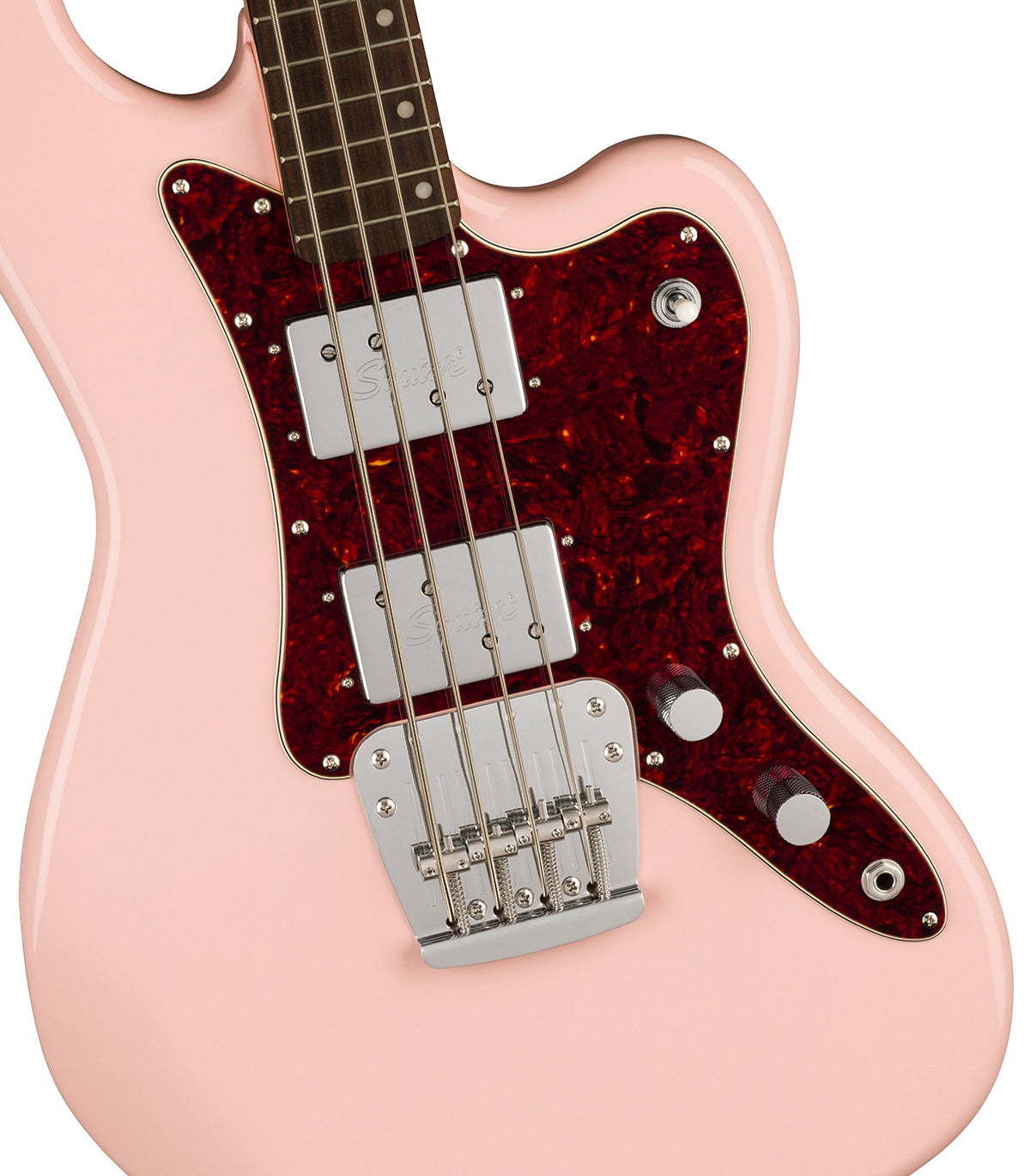 Đàn Guitar Bass Squier Limited Edition Paranormal Rascal Bass HH, Indian Laurel Fingerboard, Shell Pink, #0377107556