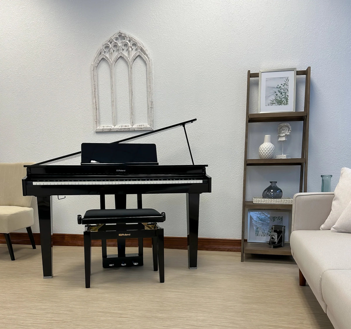 Đàn Grand Piano Roland GP-3, Polished Ebony