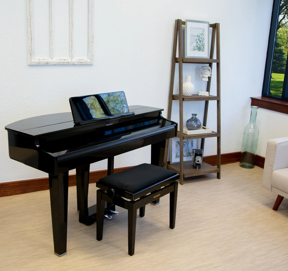 Đàn Grand Piano Roland GP-3, Polished Ebony