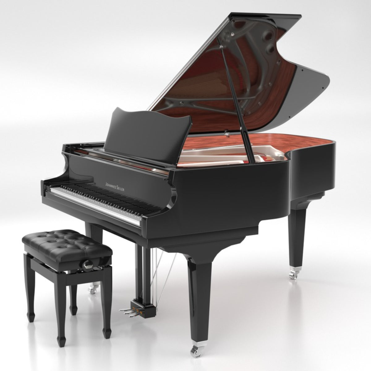 Đàn Grand Piano Seiler GS186 Nickel