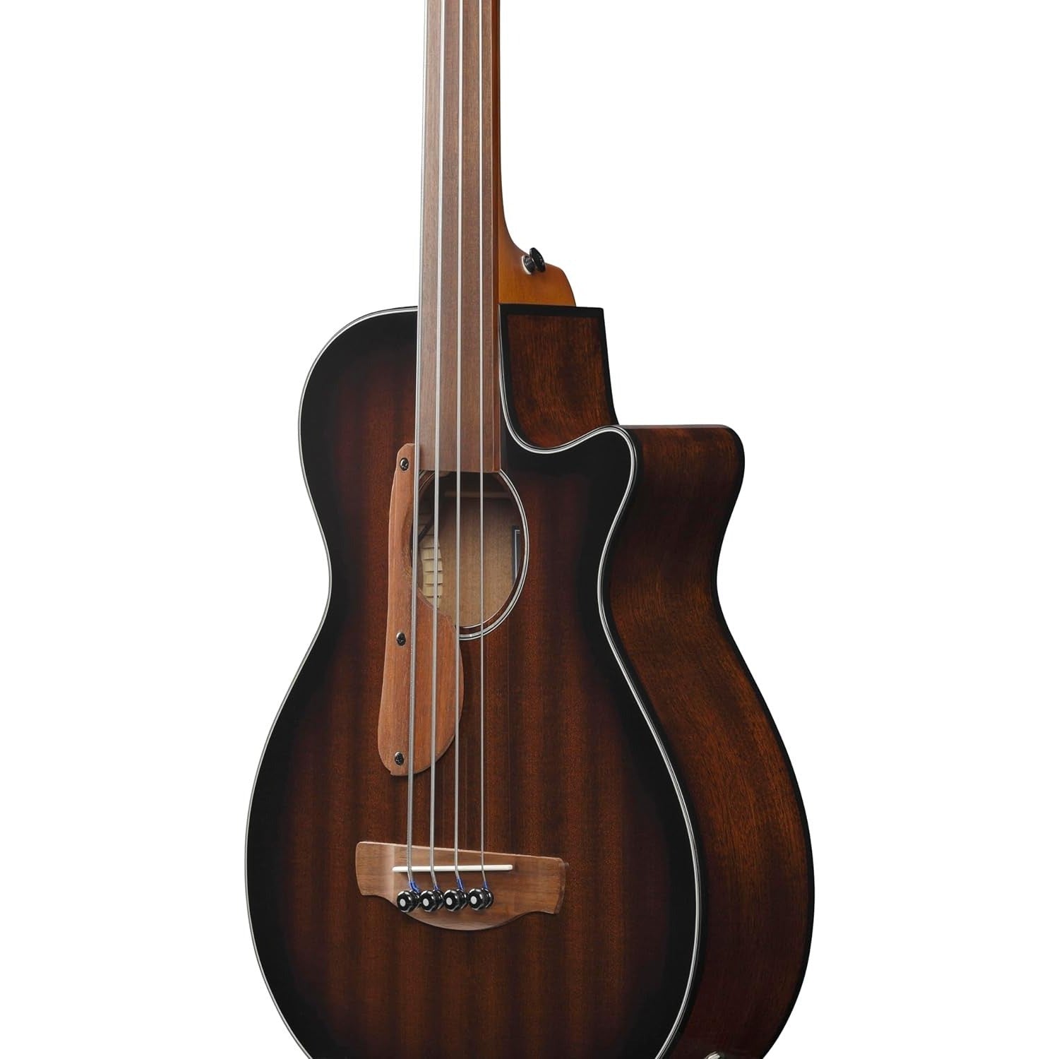 Đàn Guitar Acoustic Bass Ibanez AEGB24FE Fretless, Mahogany Sunburst High Gloss